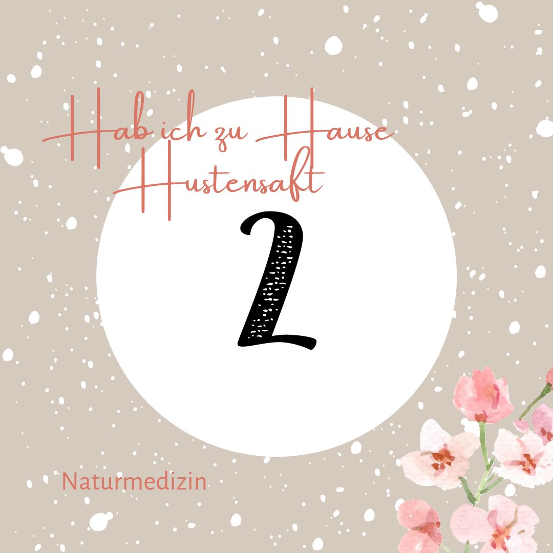2. Hab ich zu Hause Hustensaft
