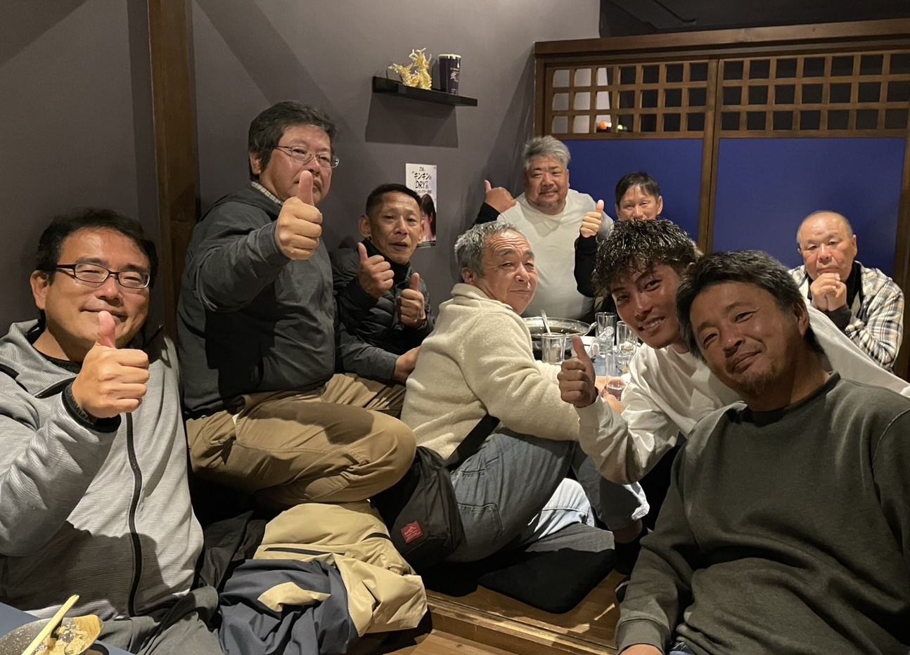 しまなみ遊漁船と合同忘年会