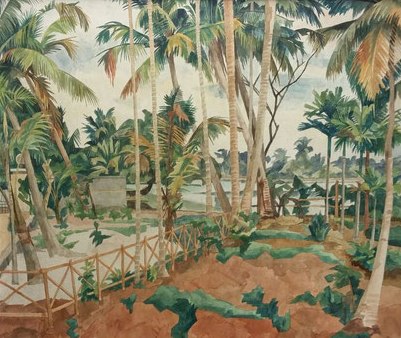 Kallasseril, Tor III, Otto Eberhardt, 2002, Aquarell, Papier, 56x64cm, ID1078