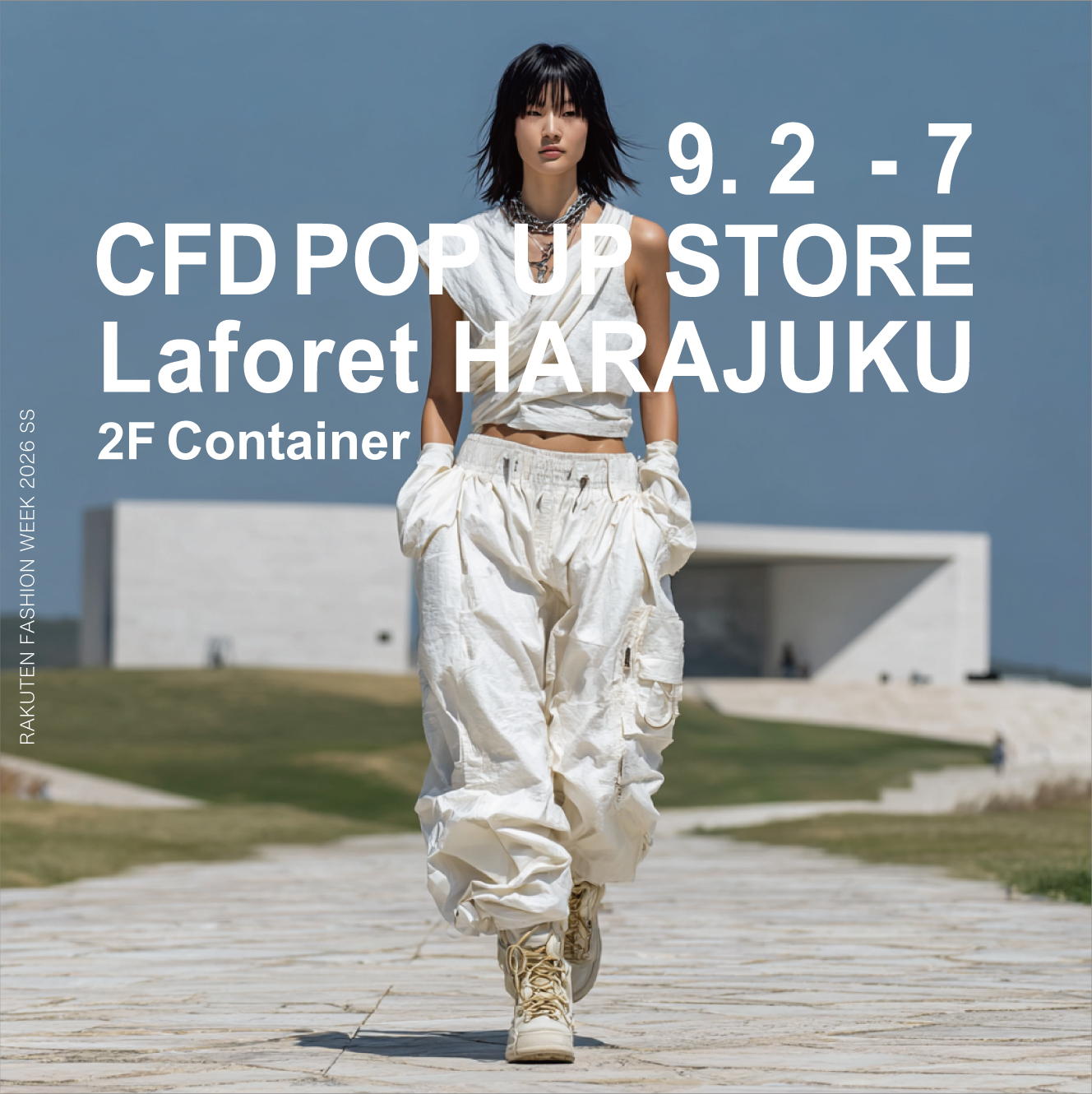 楽天ファッションウィーク関連イベントCFD Pop-up Storeに参加 9/2-7 @ラフォーレ原宿