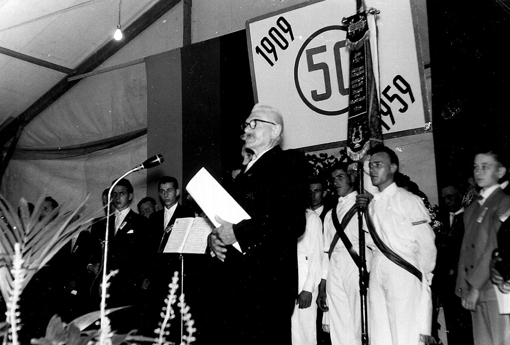 1959 - Jubiläum 50 Jahre Gesangverein 1909 Schauernheim - 13 "Die Festansprache"