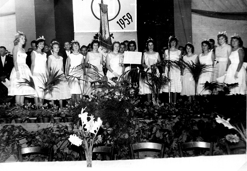 1959 - Jubiläum 50 Jahre Gesangverein 1909 Schauernheim - 16