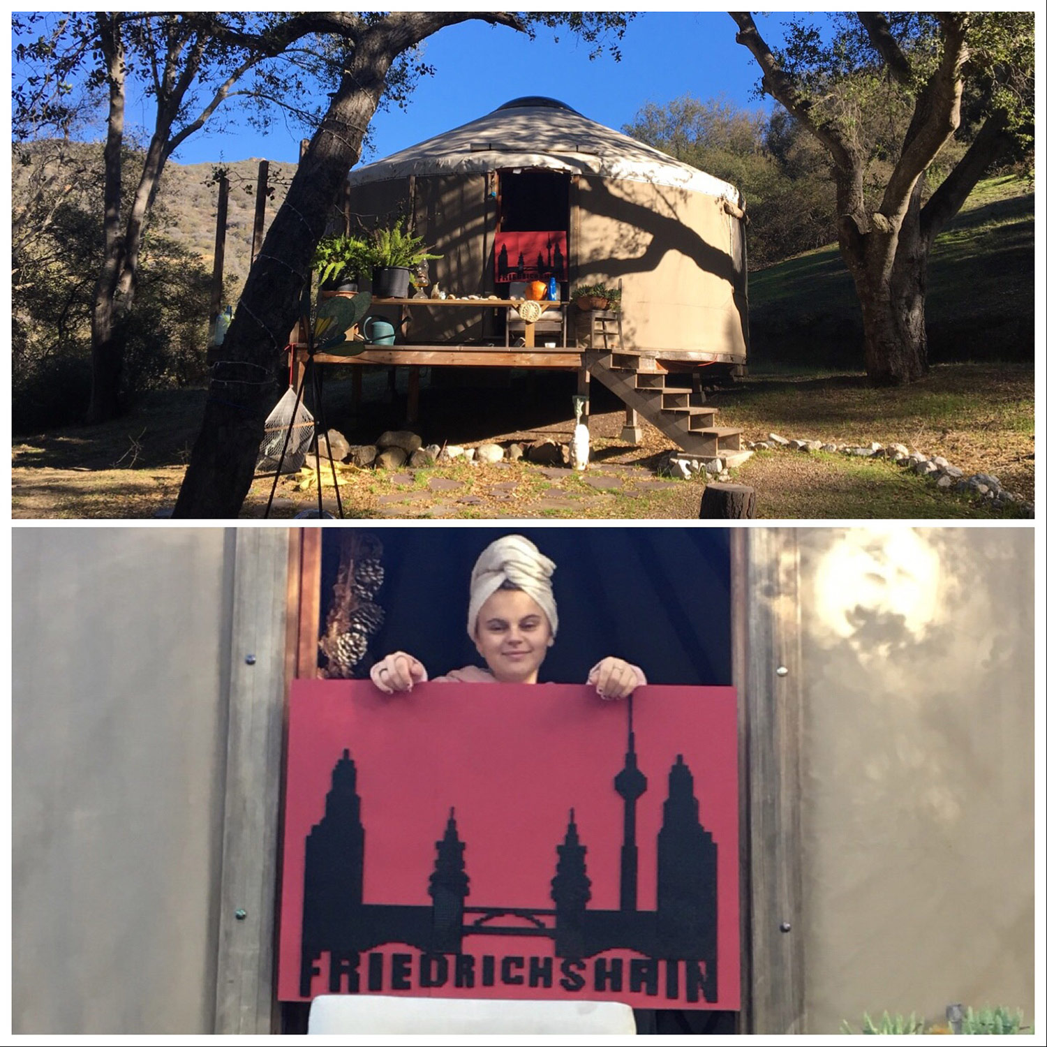 Friedrichshain goes America. For the daughter of a friedrichsahin-friend, who lives in america