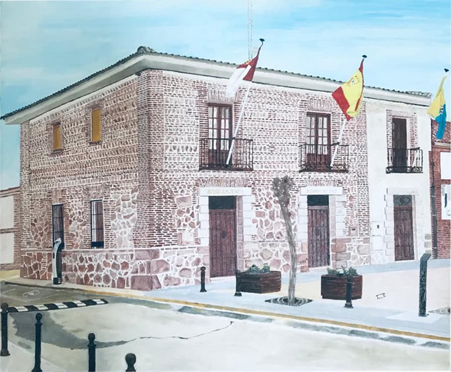 "Casa consistorial de Cardiel de los Montes, Toledo"