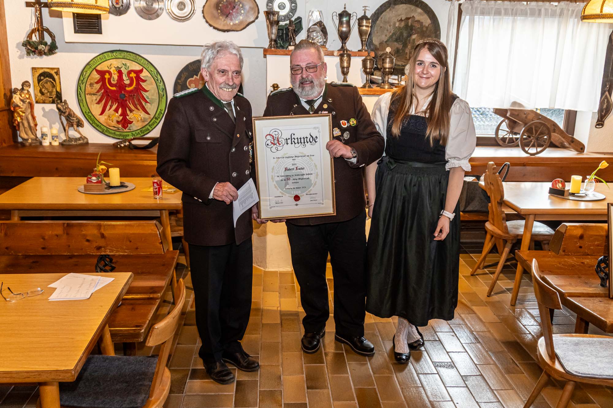 Robert Enzler, 50 jährige Mitgliedschaft