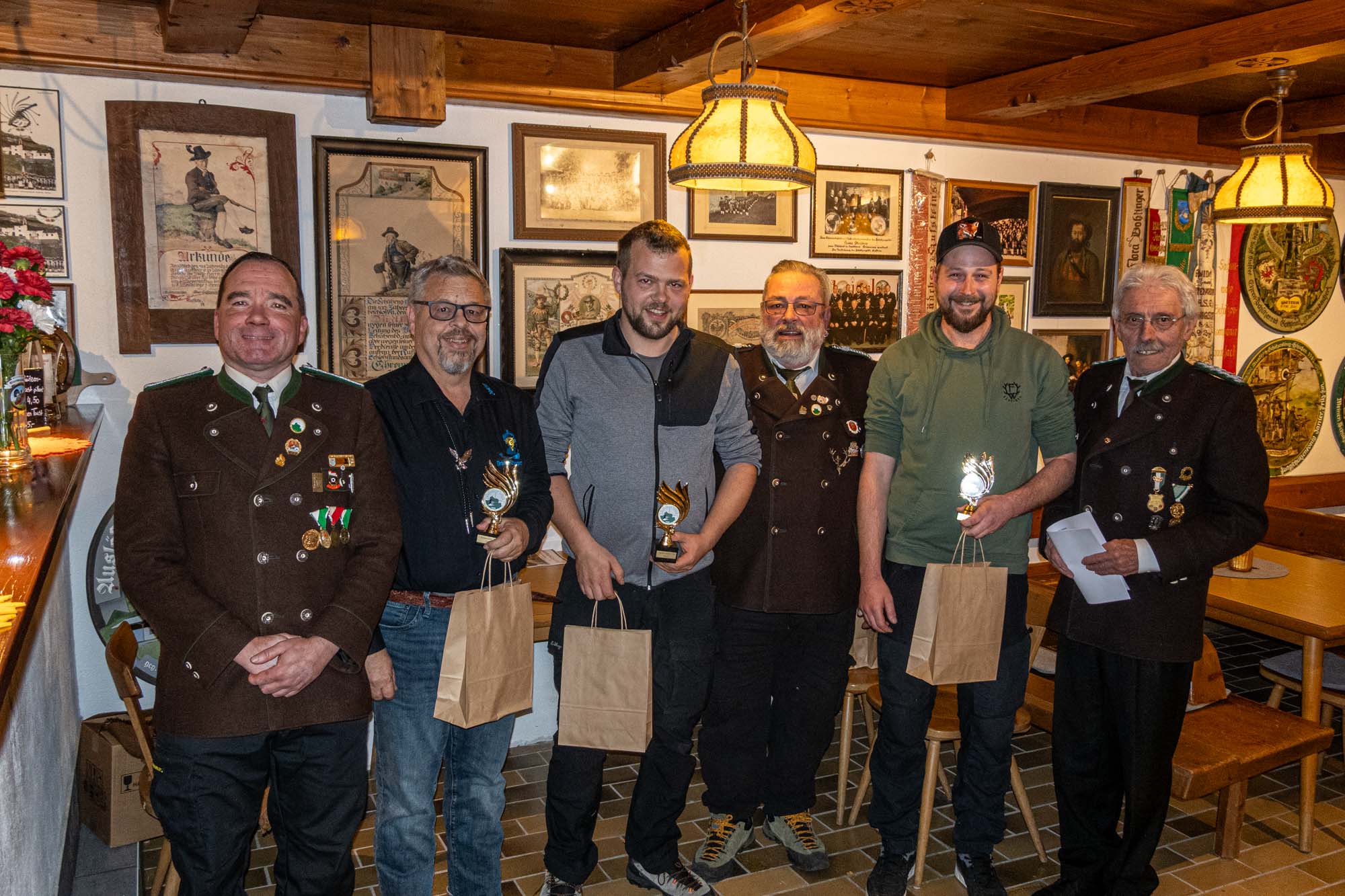 1. SM Rainer Karrer, Günther Rothleitner, Florian Zöttl, SR Robert Enzler, Andreas Thrainer, OSM Josef Daxerer