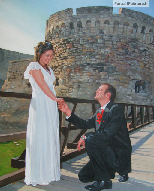 Portrait-peinture-mariage-tableau