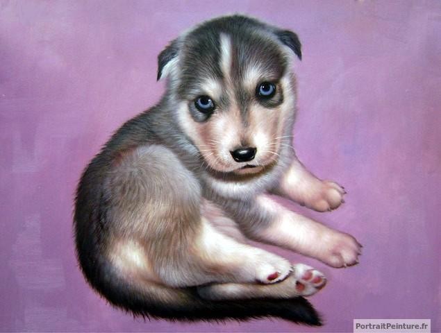 portrait-peinture-photo-chien-magnifique