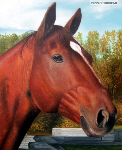 peinture-cheval-d-apres-photo