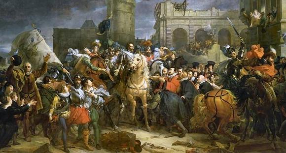 L'Entrée de Henri IV à Paris, par François Gérard. Peinture de Francois Gérard de 1817