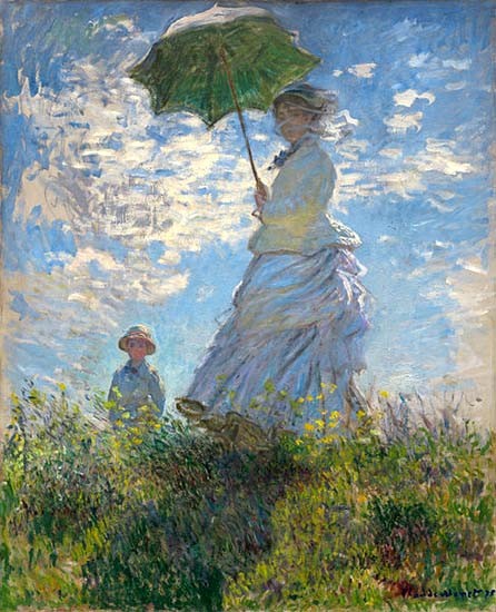 Monet-impressionnisme-Femme-avec-un-Parasol