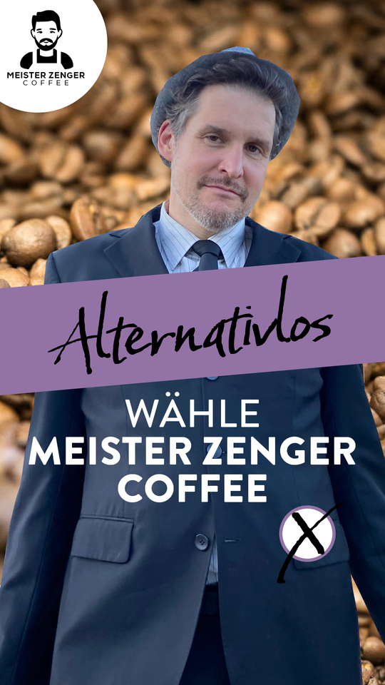 Meister Zenger Coffee Plakatwerbung