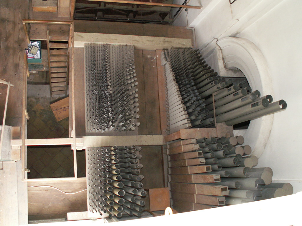 Pfeifen in der Gabler-Orgel