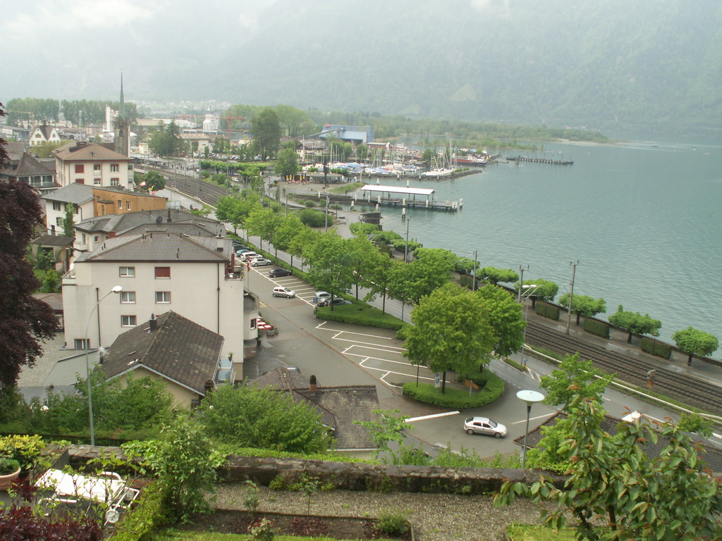 Aussicht aus dem Pfarrhaus Flüelen