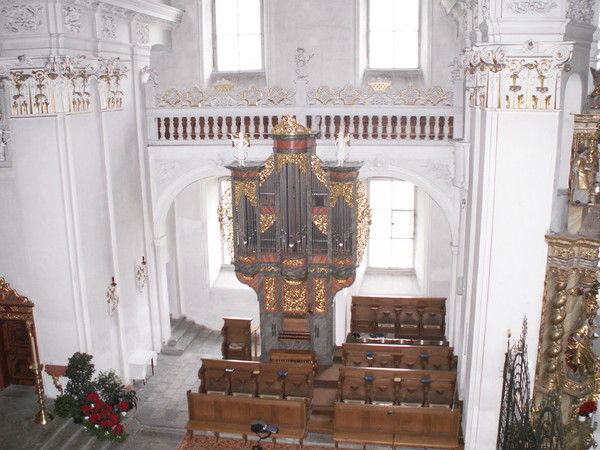 Chororgel der Klosterkirche Disentis