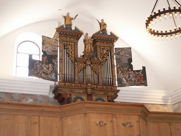 Orgel der Pfarrkirche in Biel VS