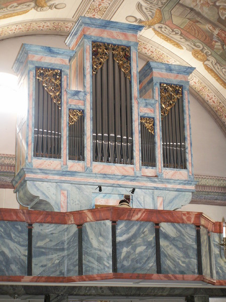 Orgel der Wallfahrtskirche St. Maria zum Licht bei Trun