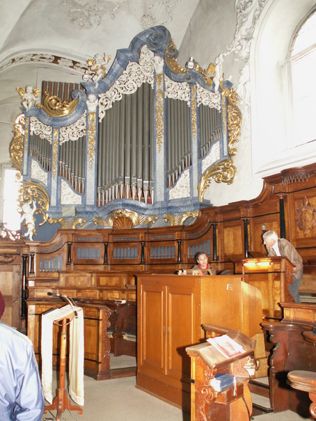 Orgelprospekt der grossen Orgel