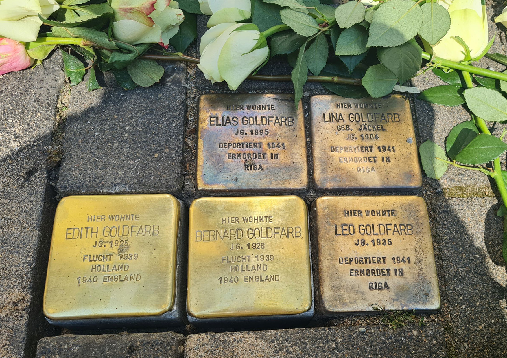 Bewegende Stolpersteinverlegung in Hamborn