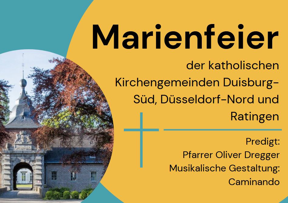 Marienfeier im Schlosspark Heltorf an Christi Himmelfahrt