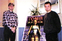 Paul Douglas et Toby Gard en 1997