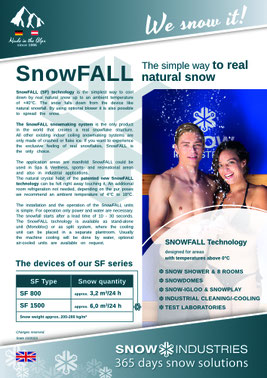 Product information SnowFALL   