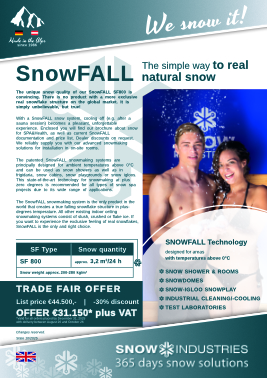 Product information SnowFALL   
