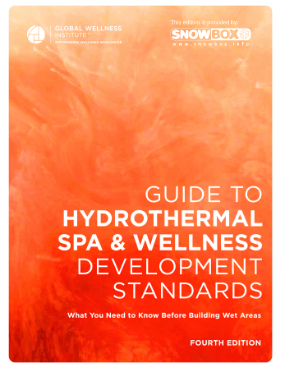 Brochure GUIDE TO HYDROTHERMAL  SPA & WELLNESS  DEVELOPMENT STANDARDS