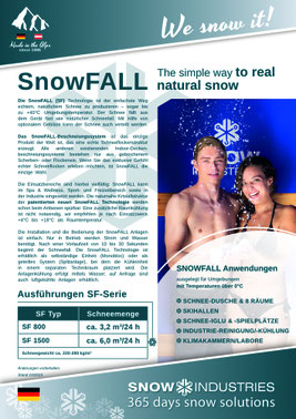 Produkt-Info SnowFALL   