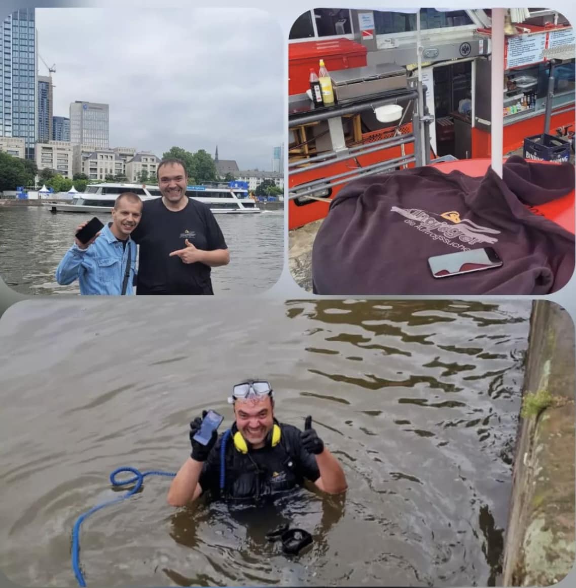 Das Wunder des geretteten iPhones in Frankfurt am Main