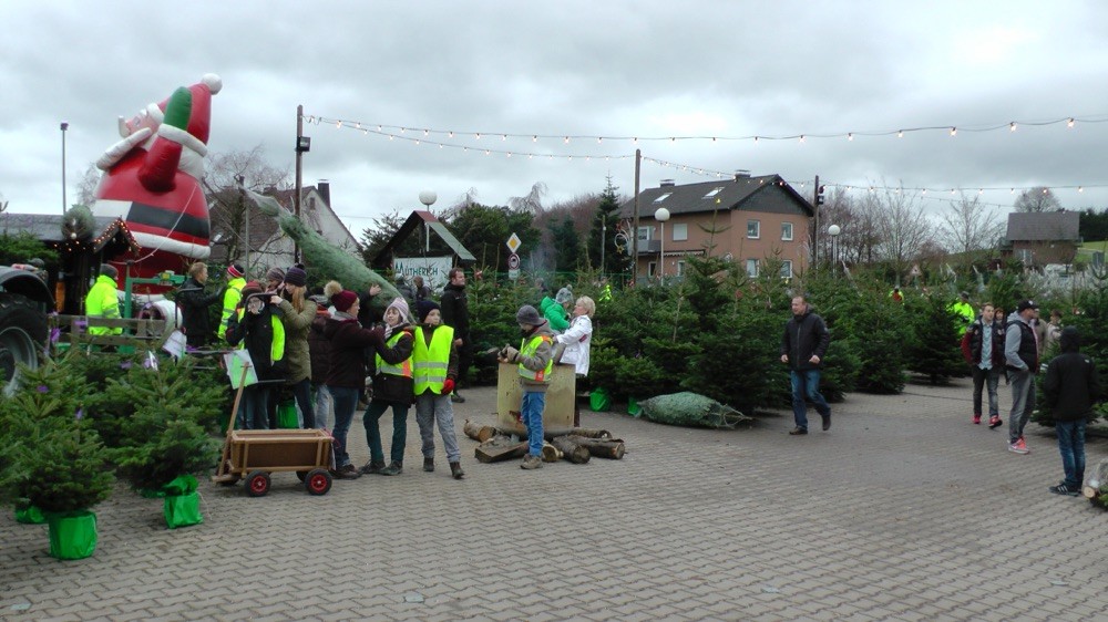 Bergischer Weihnachtsmarkt im Wald Kreutzhäuschen, Overath