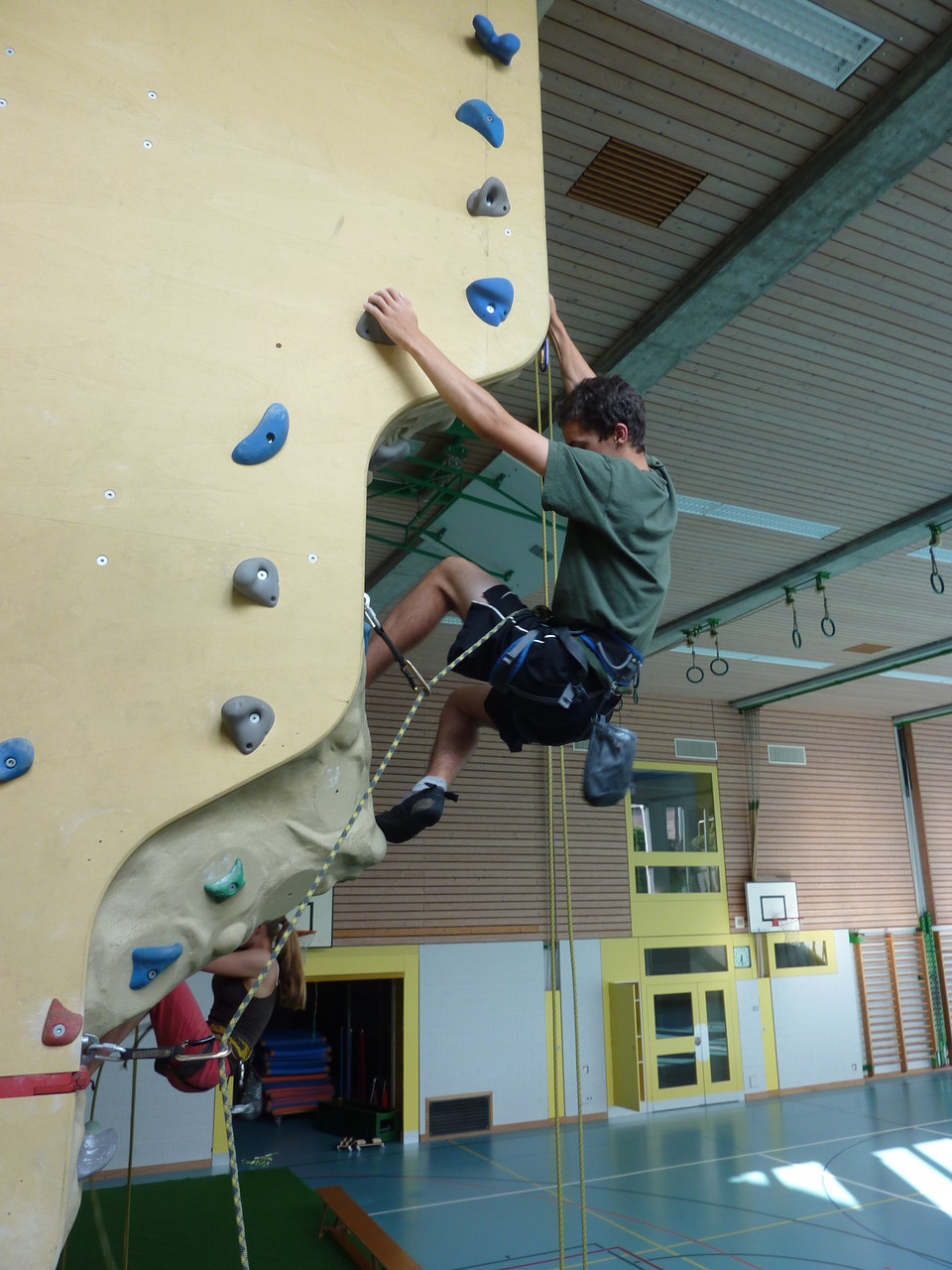 Klettern im freiwilligen Schulsport