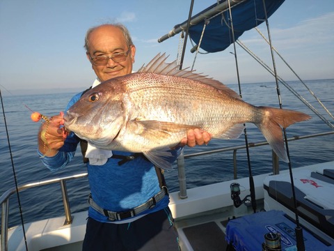 7月25日　マダイ75cm