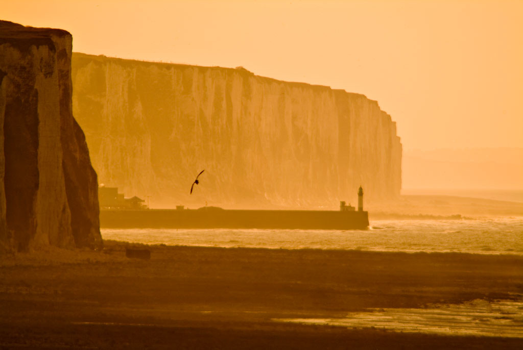 Plage de Ault Onival à marée basse