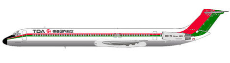 MD-81 in der Original-Bemalung/Courtesy: md80design