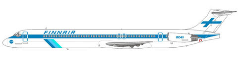 MD-83 im klassischen Farbschema der Finnair/Courtesy: md80design