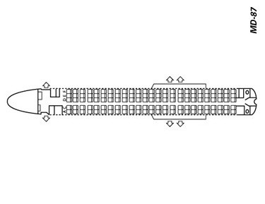 125-sitzige MD-87/Courtesy: City Airline