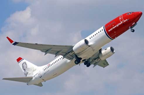 Die Boeing 737-800 ist das Hauptmodell der Norwegian/Courtesy: Norwegian