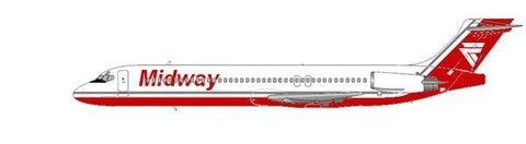 Midway Airlines MD-87/Courtesy: md80design