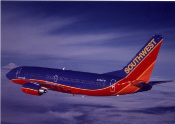 Boeing 737-700 im Farbkleid der Southwest/Courtesy: Southwest Airlines