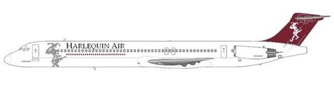 MD-81 der Harlequin Air/Courtesy: md80design