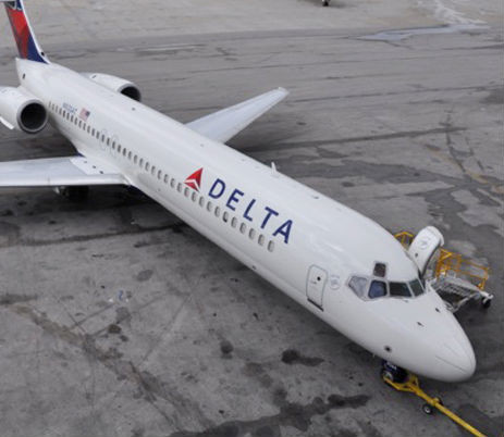 Die erste Boeing 717 im Delta-Farbkleid/Courtesy: Delta Air Lines