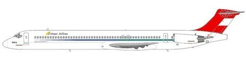 Kurzfristig mit "Eritrean Airlines"-Titeln versehen und für diese eingesetzt/Courtesy: md80design