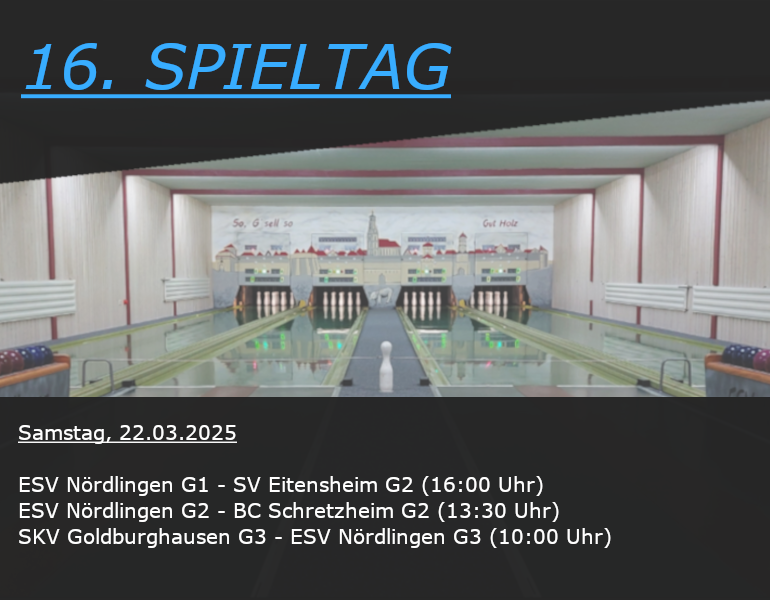 16. Spieltag