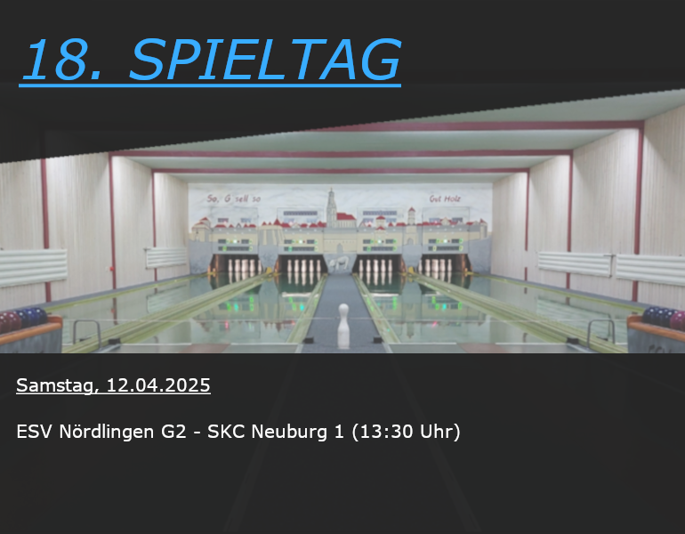 18. Spieltag