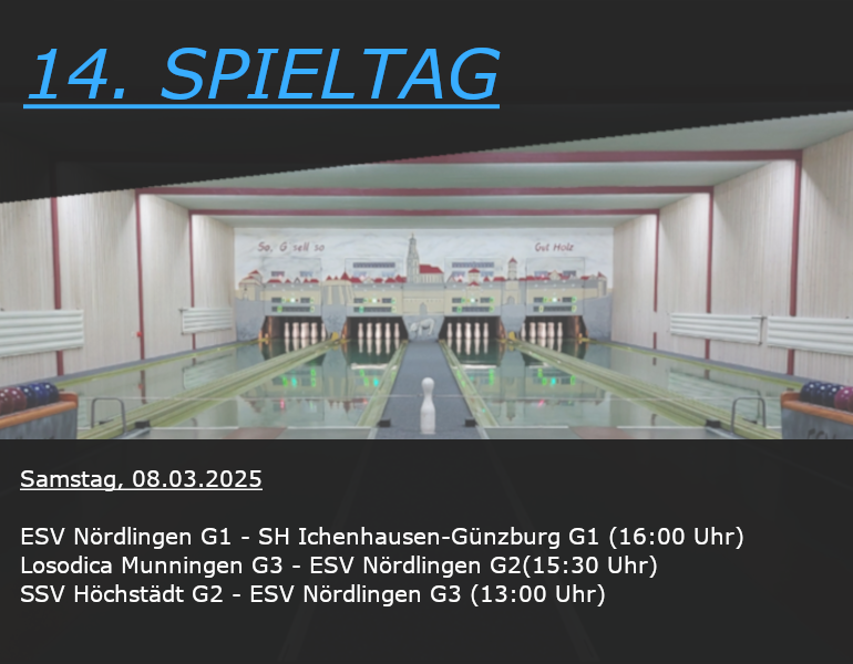 14. Spieltag