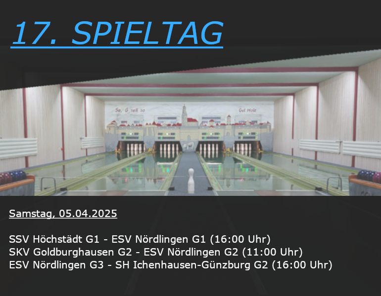 17. Spieltag