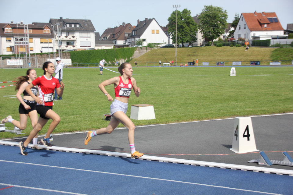Auf dem Weg zur Bestzeit: Charlotte Buchenau