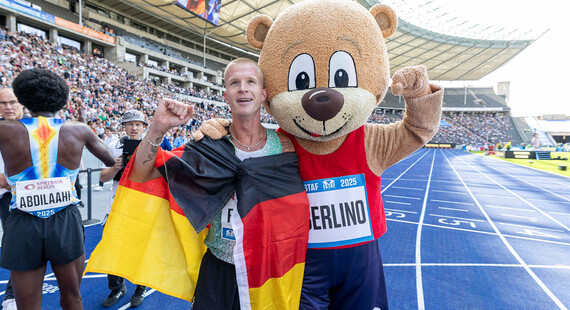 Deutscher Rekord, WM-Normen, Bestleistungen: 