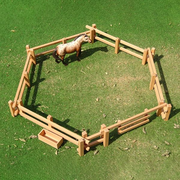 Pferdekoppel aus Holz